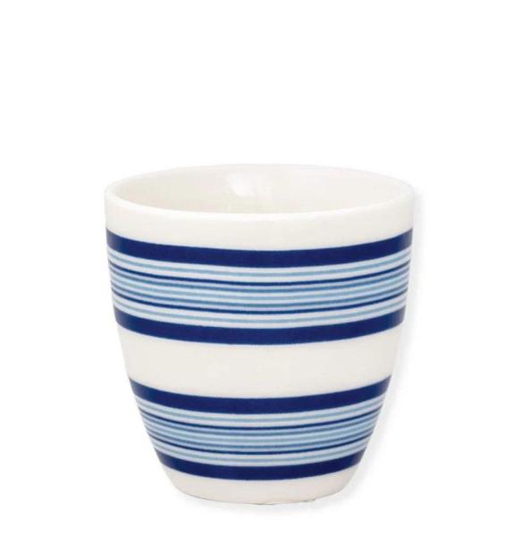 becher-mini-latte cup helen von greengate blau gestreift