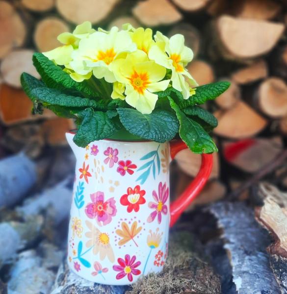 krug-landhaus-geschirr-bunte-blumen