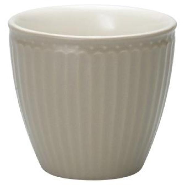 latte cup - becher alice warm grey - greengate everyday