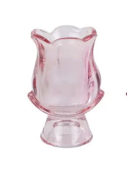 teelichthalter-tulpe-rosa-glas
