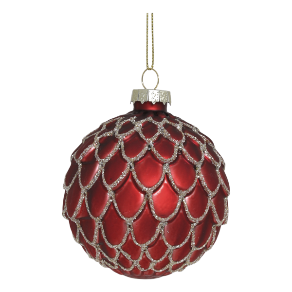 weihnachtskugel-rot-zapfen-optik-gold-glitzer