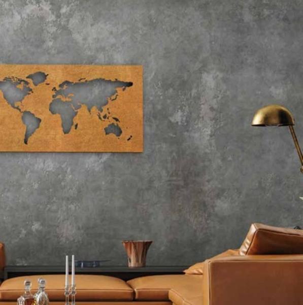 weltkarte-wanddeko-cortenstahl-innen-aussen-industrial