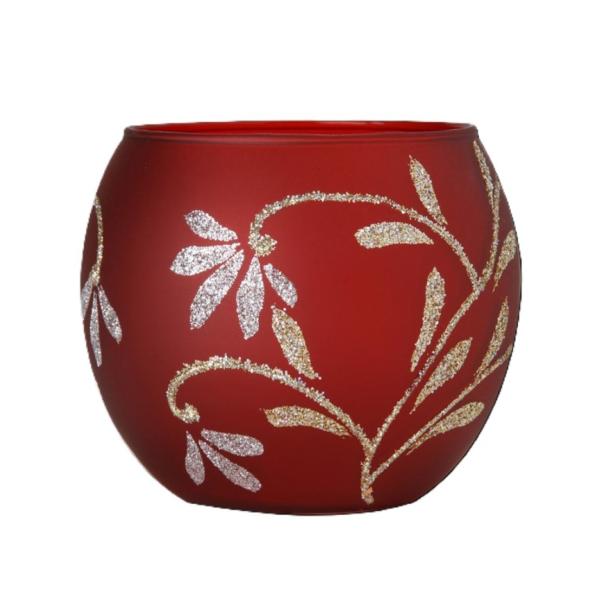teelichthalter-windlicht-glas-rot-glitzer-blumen