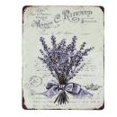 Schild LAVENDEL Metall Shabby-Look