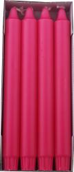 Stabkerzen 24 cm pink Stearin 8 St.