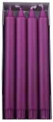 Stabkerzen 24 cm lila Stearin 8 St.
