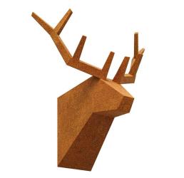 cortenstahl-hirschgeweih-wand-deko-garten