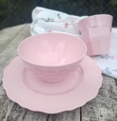geschirr-melamin-rosa