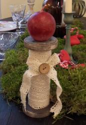 Kerzenständer nolstalgisch im Shabby-Look