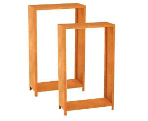 cortenstahl-regal-set-fuer-brennholz-kaminholz