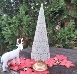 Tannenbaum "Samt" dusty green GreenGate H35cm