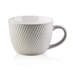 Tasse grau groß 400 ml