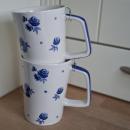 Tassen BLAUE ROSEN 2er-Set 320 ml